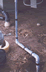 Water supply with heat tape